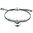 Grey Suede Bracelet with heart pendant
