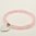 5mm Rose Quartz Beads Bracelet with Heart Disc