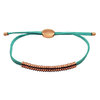 Suede with Rose Gold Rings Bracelet
