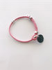 Pink Cord Bracelet with Dangled Circle