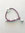 Purple Cord Bracelet with Circle Charm