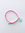 Pink Cord Bracelet with Dangled Heart