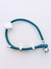 Deep Blue Cord Bracelet with Heart Charm