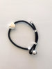Black Cord Bracelet with Heart Charm