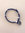 Deep Blue Cord Bracelet with Dangled Circle